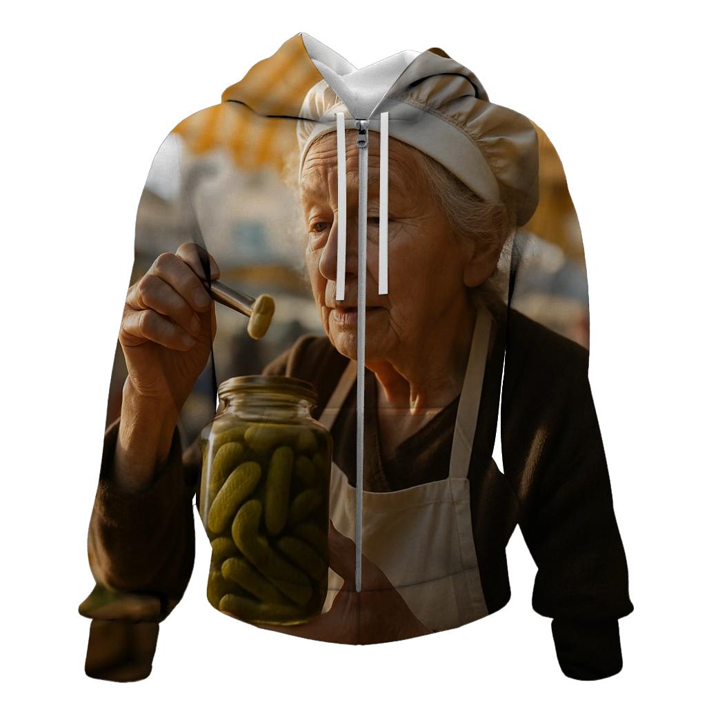 Morning Pickle Market Portrait custom hoodies