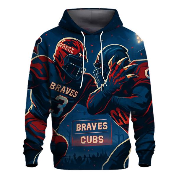 Tomahawk Clash At Night Field premium hoodies