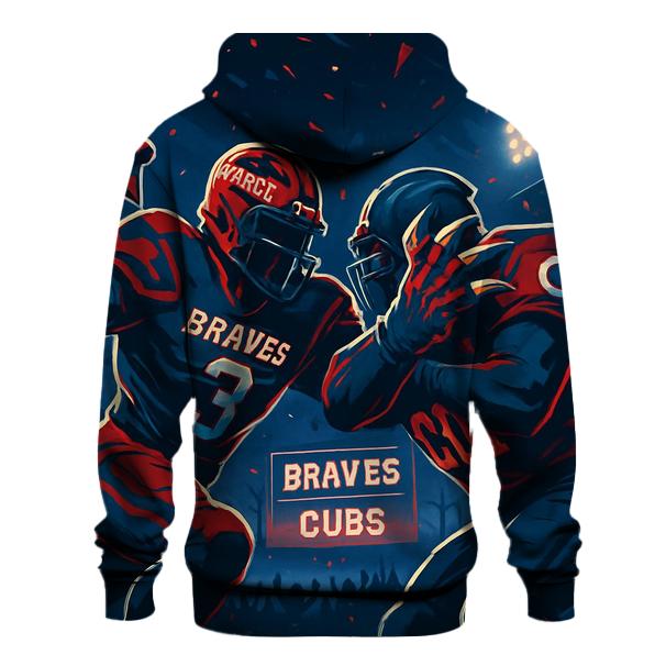 Tomahawk Clash At Night Field premium hoodies