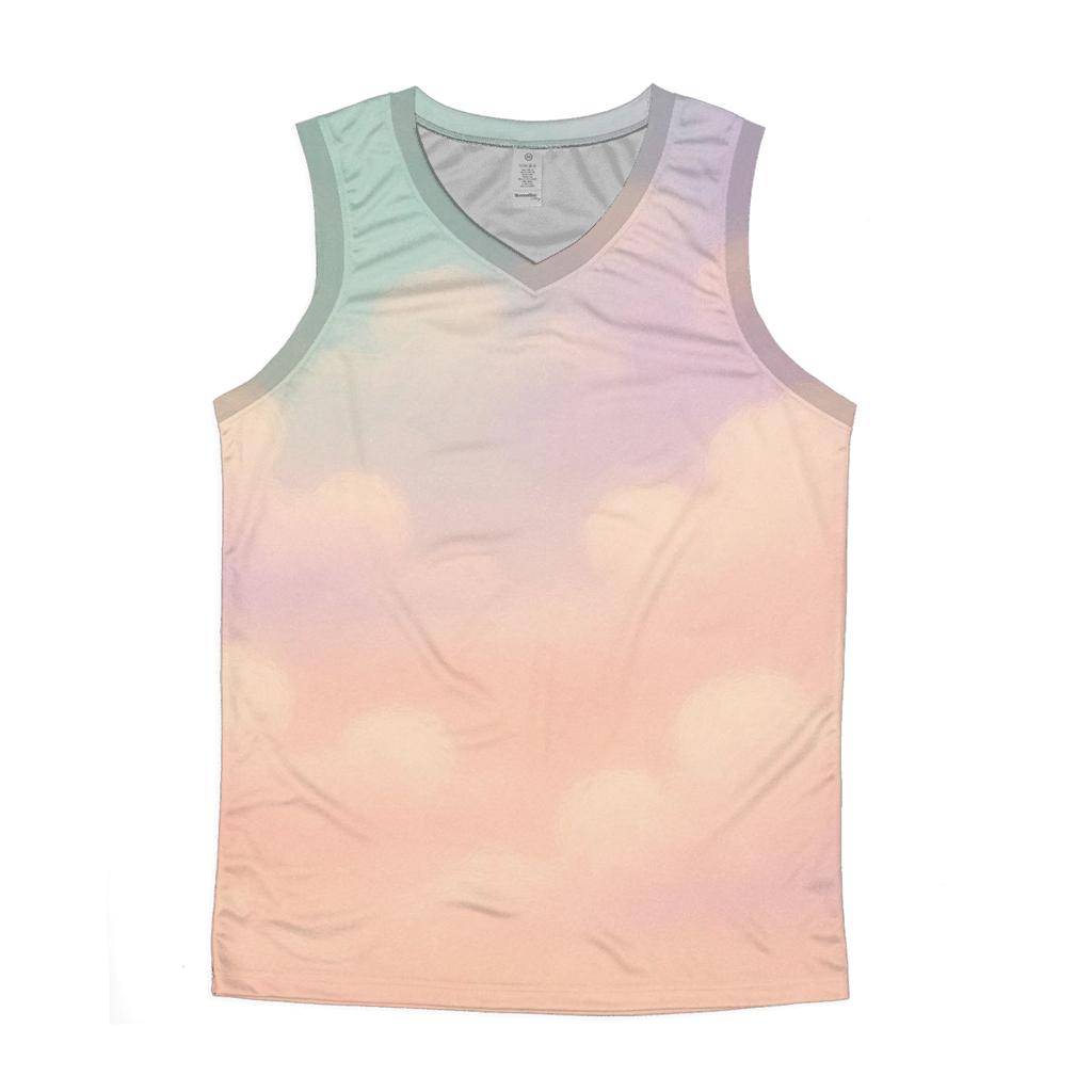 Candy Cloud Drift casual summer tank tops