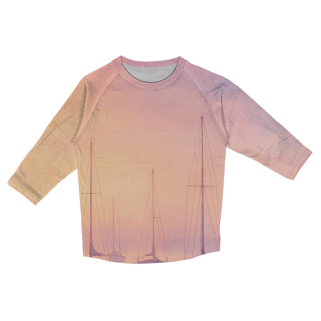 Pastel Marina Drift designer 3/4 sleeve blouses