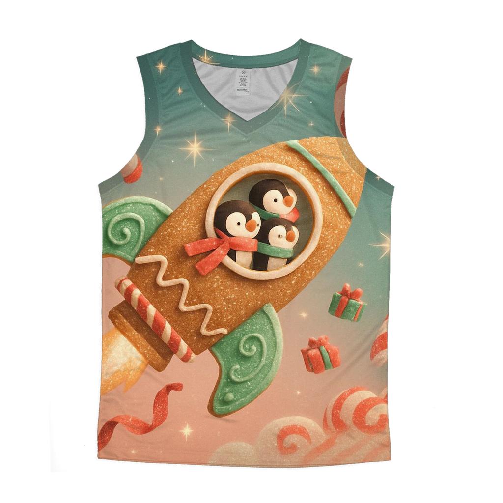 Gingerbread Rocket Parade trendy fitted tank tops