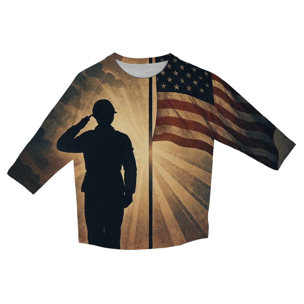 Last Light Salute personalized 3/4 sleeve tees