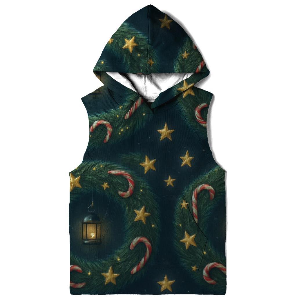 Starlit Wreath Lattice heavyweight hoodies