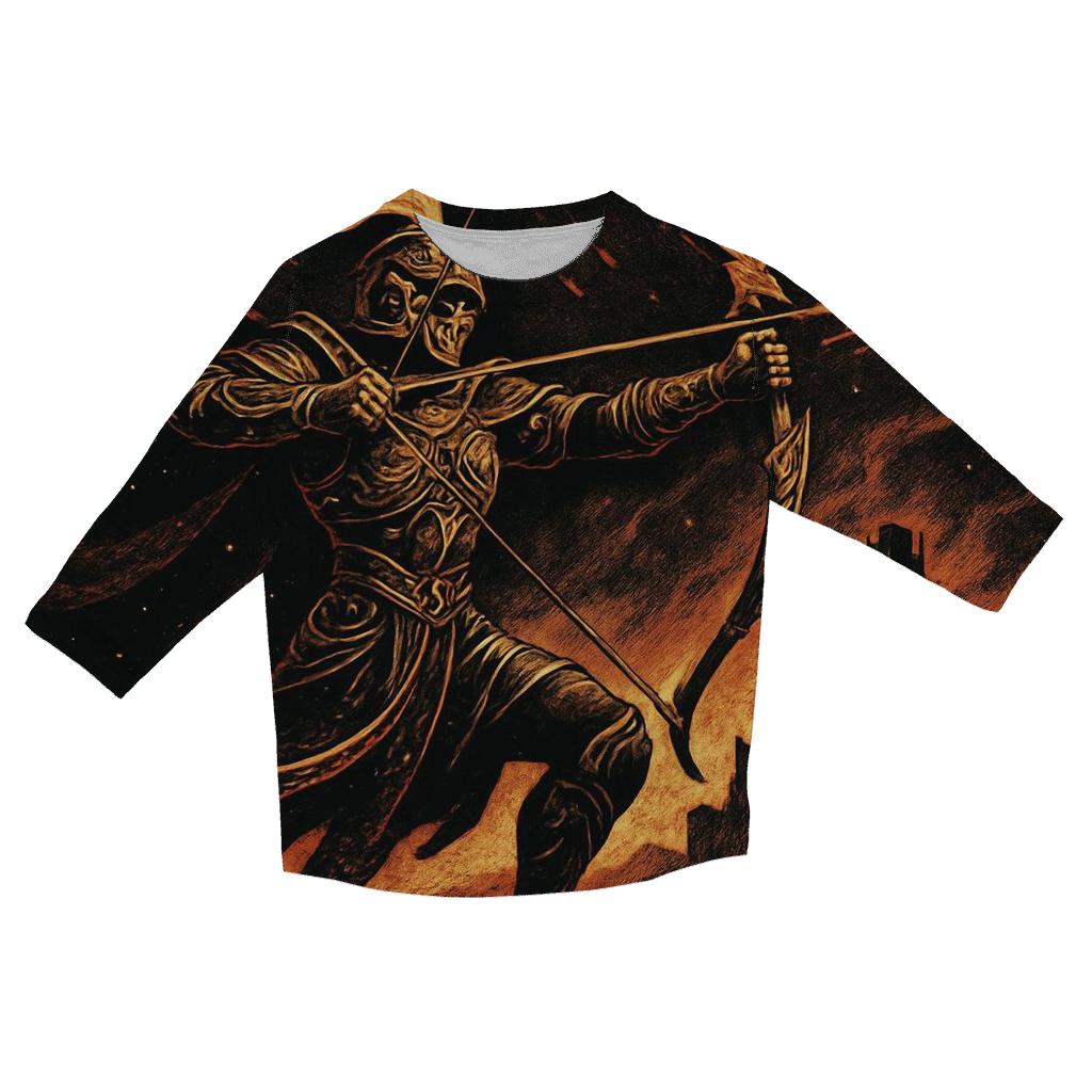 Gilded Astro Archer designer 3/4 sleeve blouses