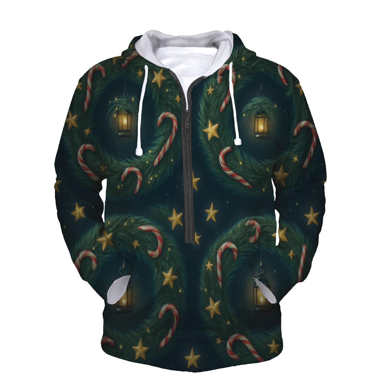 Starlit Wreath Lattice hoodies fashion