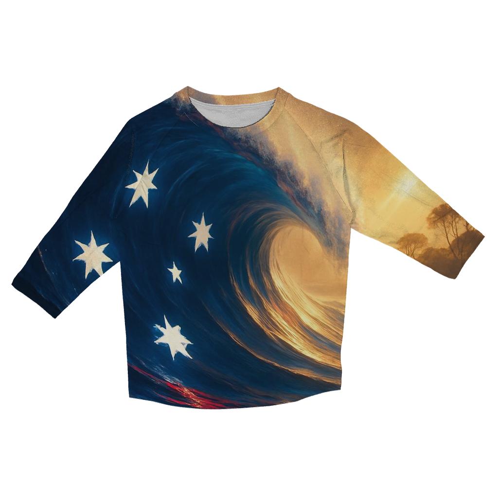 Ocean Wave Australia designer 3/4 sleeve blouses