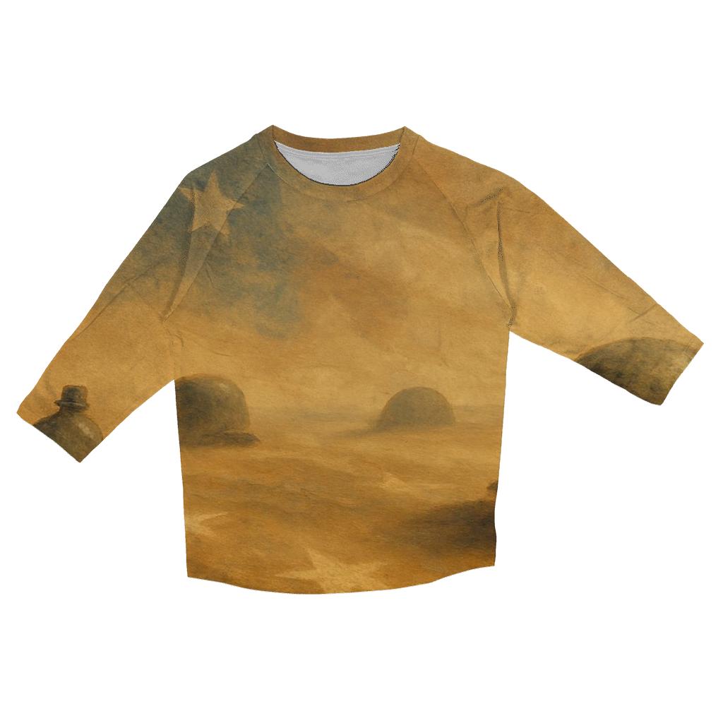 Stars In The Sand fashion 3/4 sleeve shirts