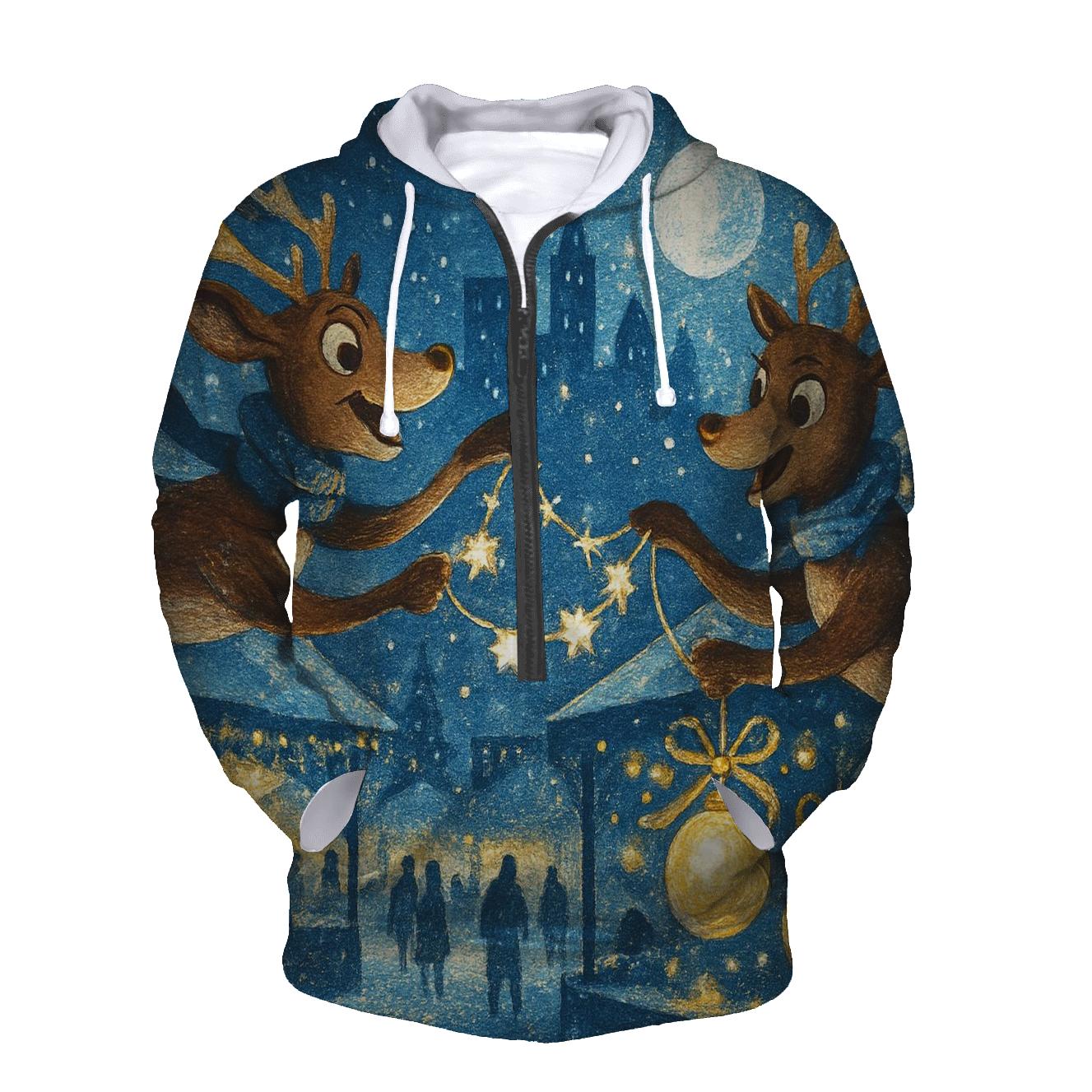 Reindeer Night Market designer hoodies