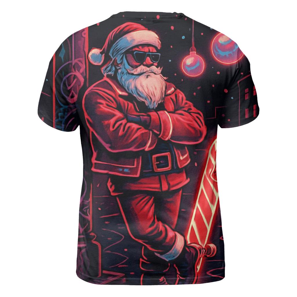Neon Streetwear Santa personalized full print shirts