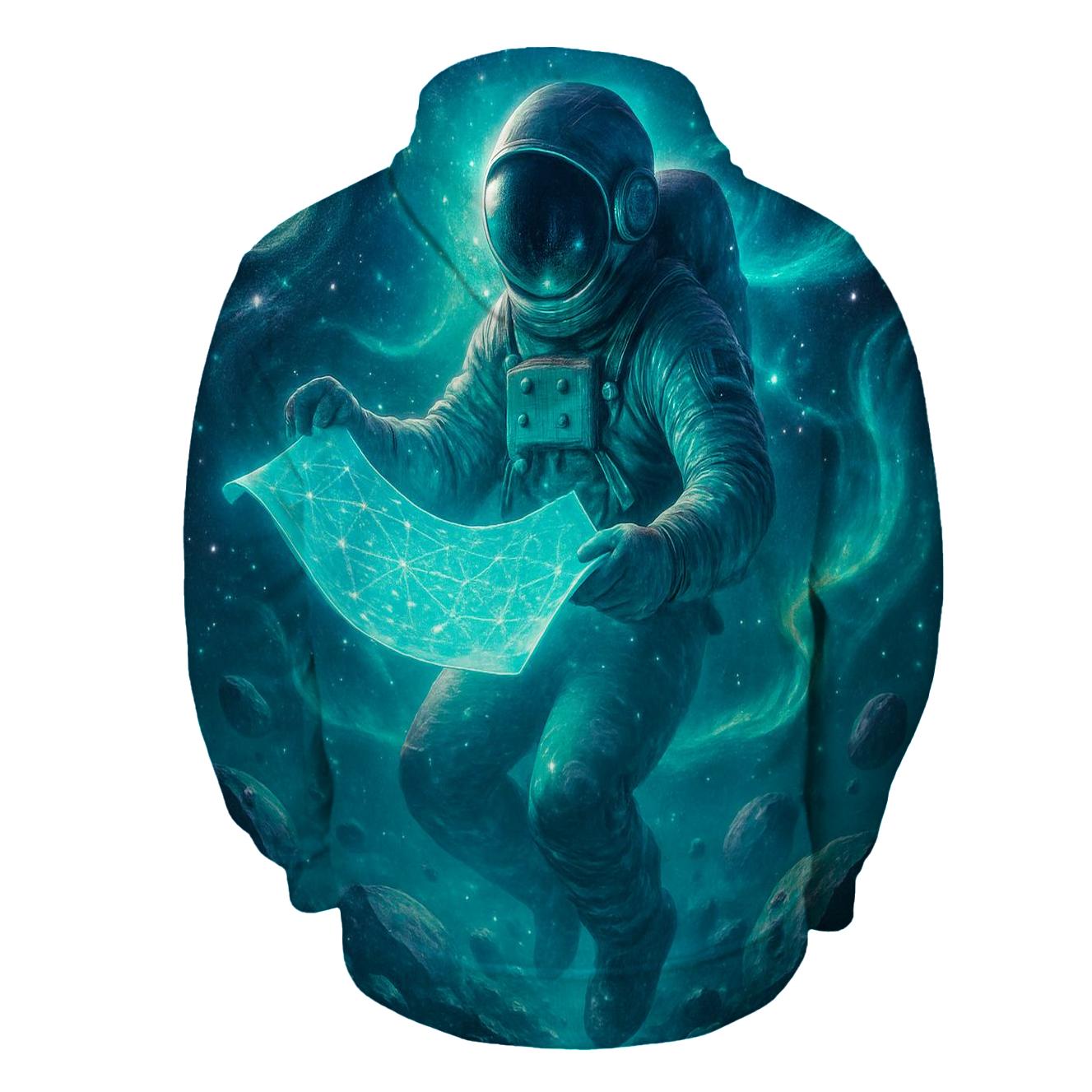 Starlit Cartographer graphic hoodies