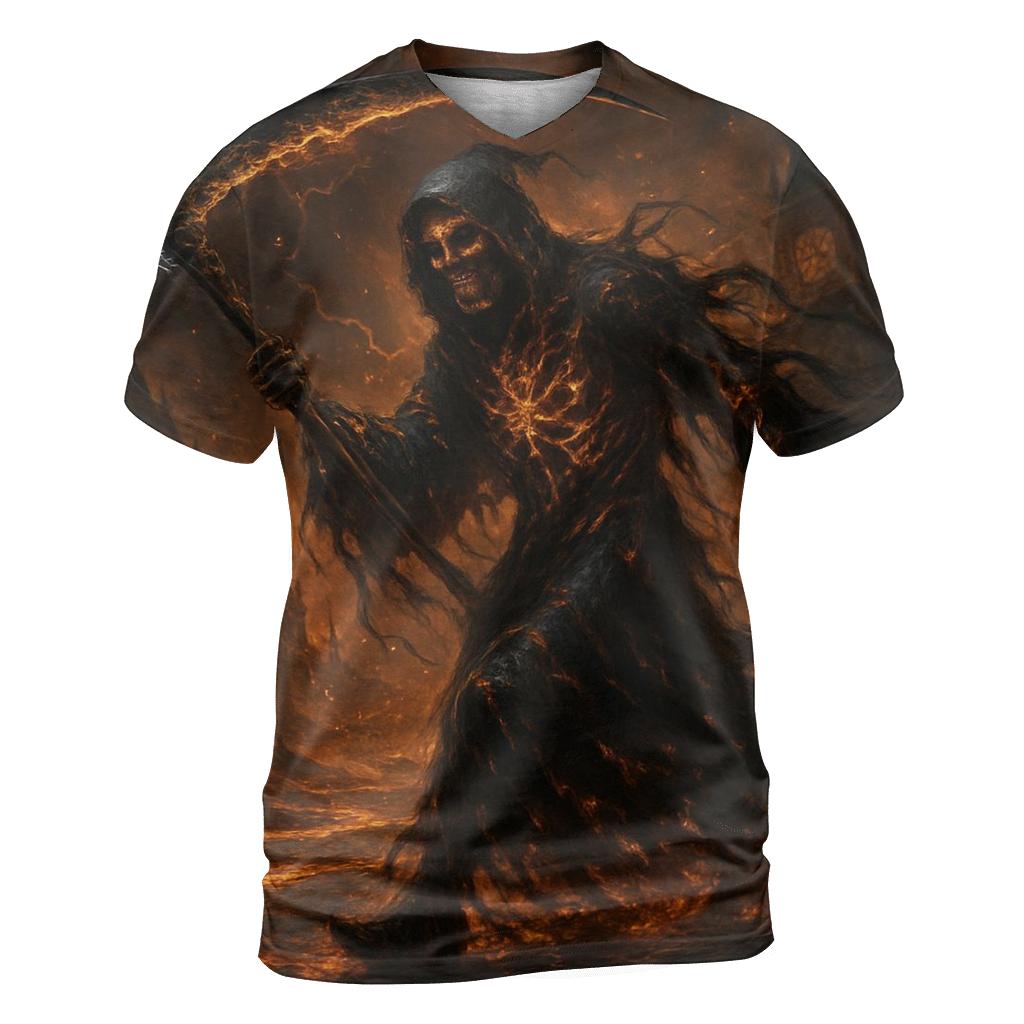 Eternal Ember Reaper artistic all-over print tops