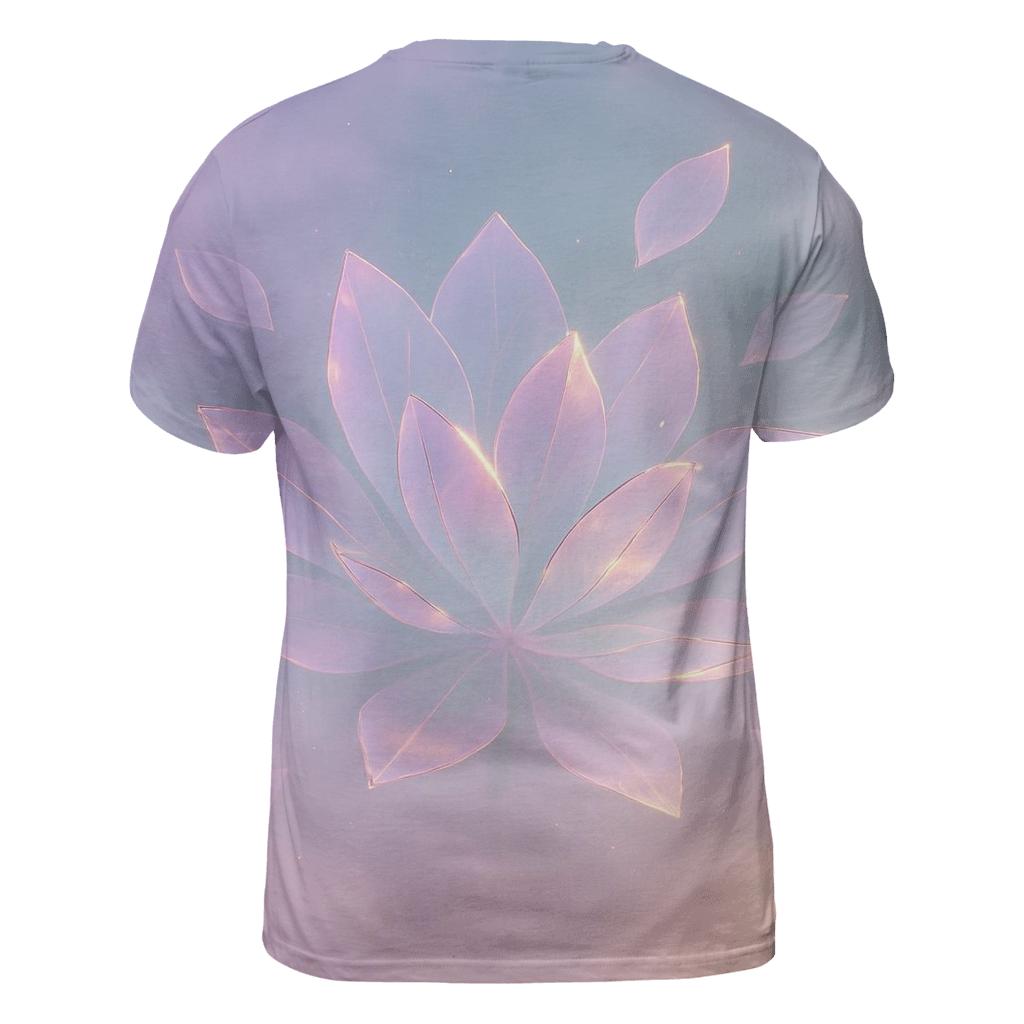 Iridescent Vapor Garden creative print fashion shirts