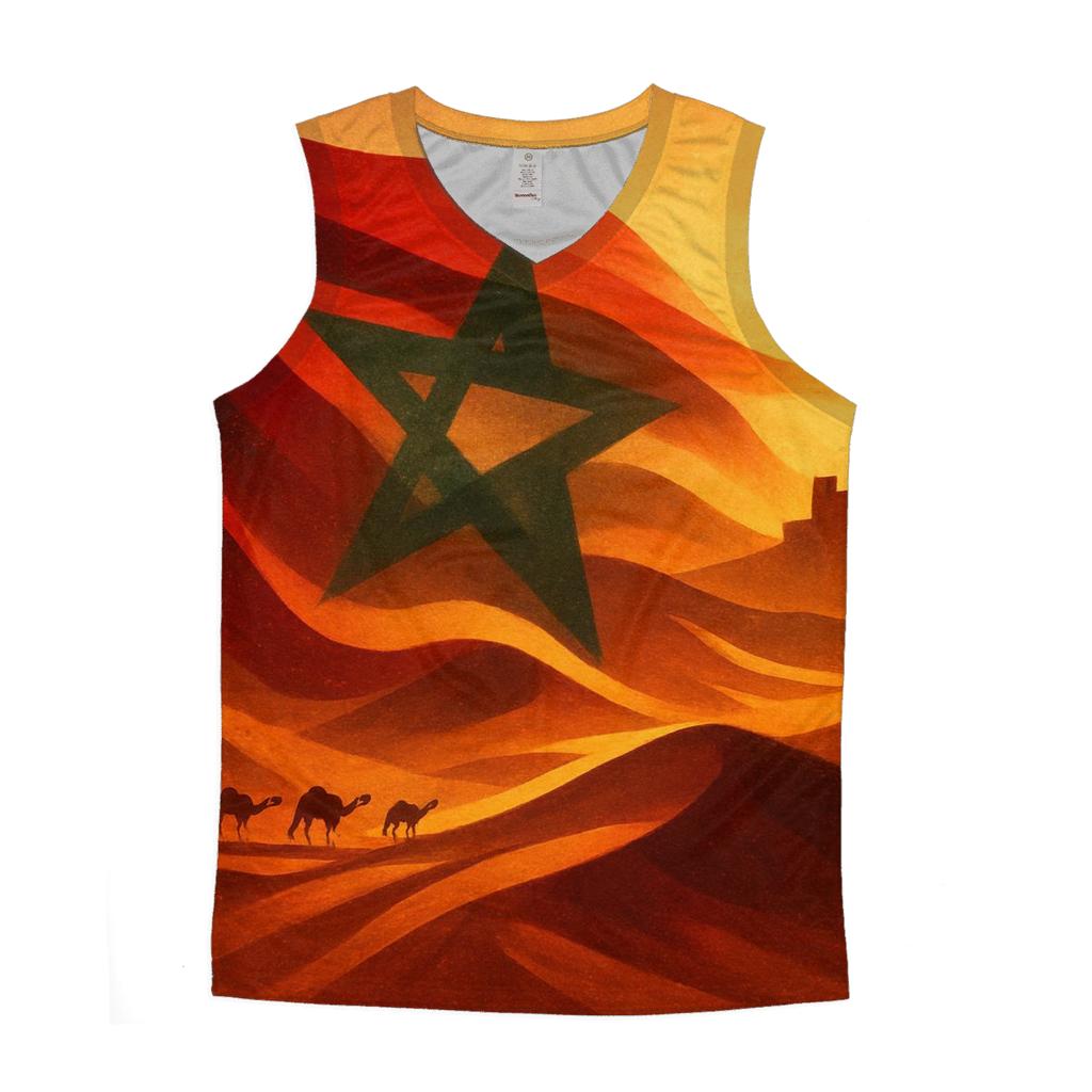 Desert Ribbon Morocco custom tank tops