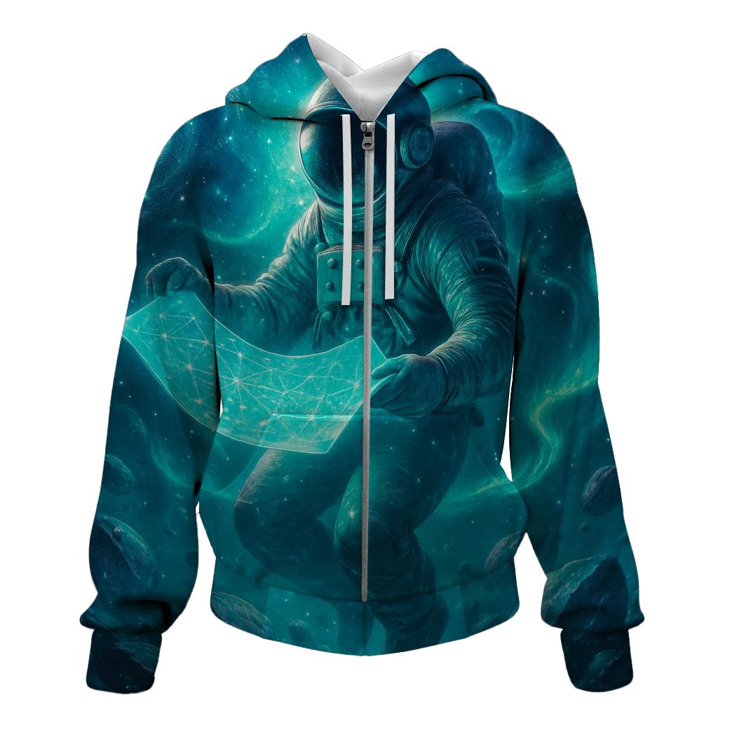 Starlit Cartographer pullover hoodies