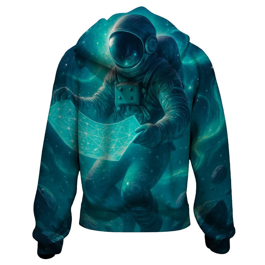 Starlit Cartographer pullover hoodies