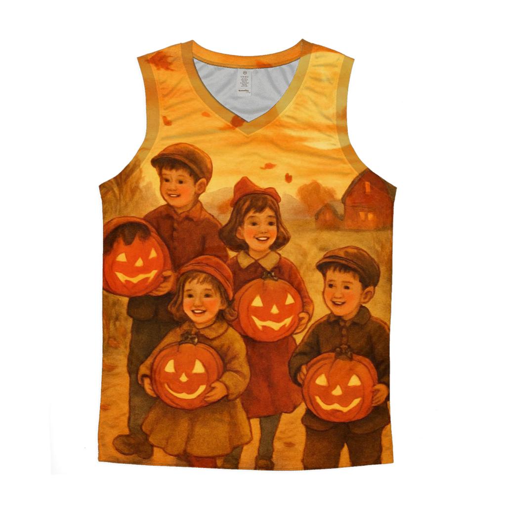 Pumpkin Lantern Procession designer workout tanks