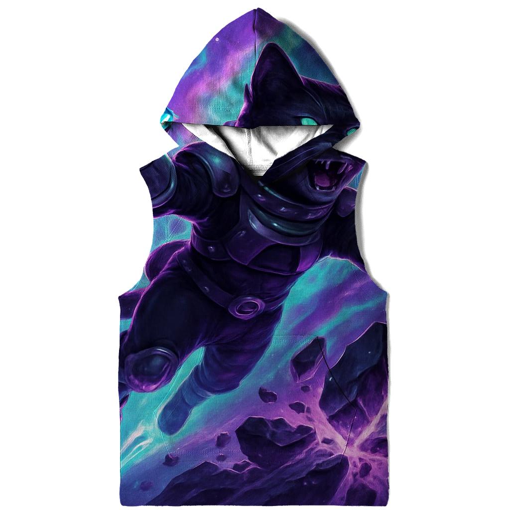 Nebula Breaker Cat zip-up hoodies