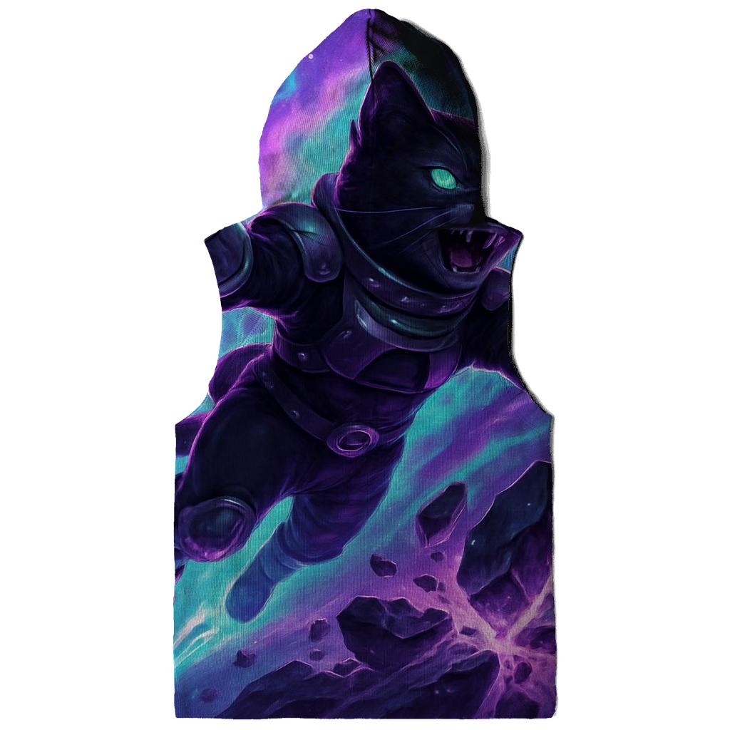 Nebula Breaker Cat zip-up hoodies