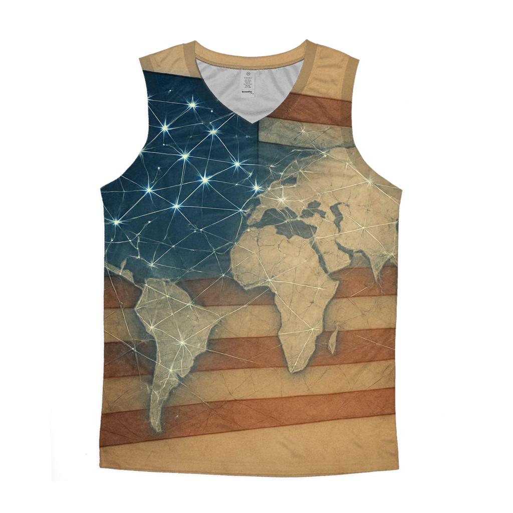 Constellation Banner Map custom tank tops