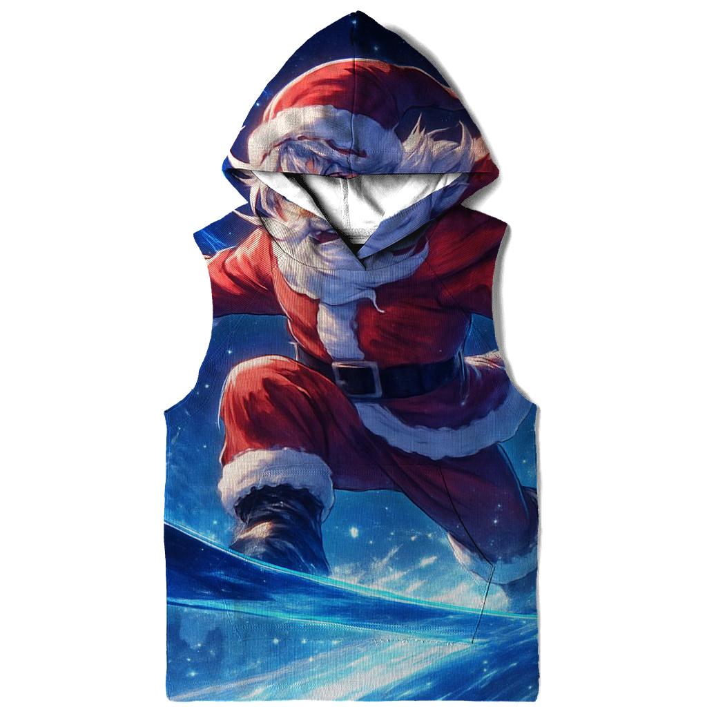 Snowboard Starlit Santa custom hoodies