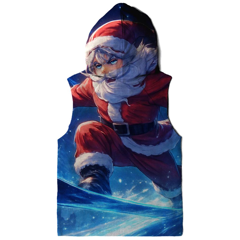 Snowboard Starlit Santa custom hoodies