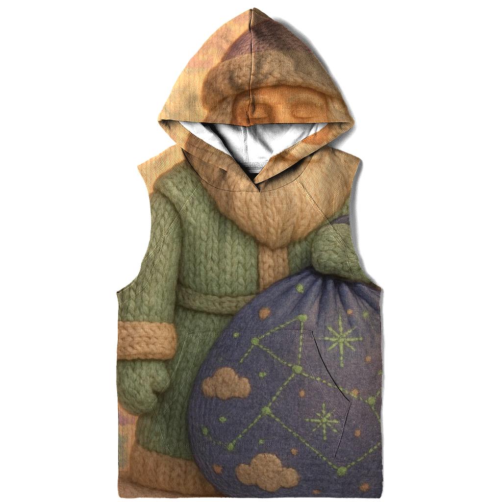 Knitted Galaxy Santa custom hoodies