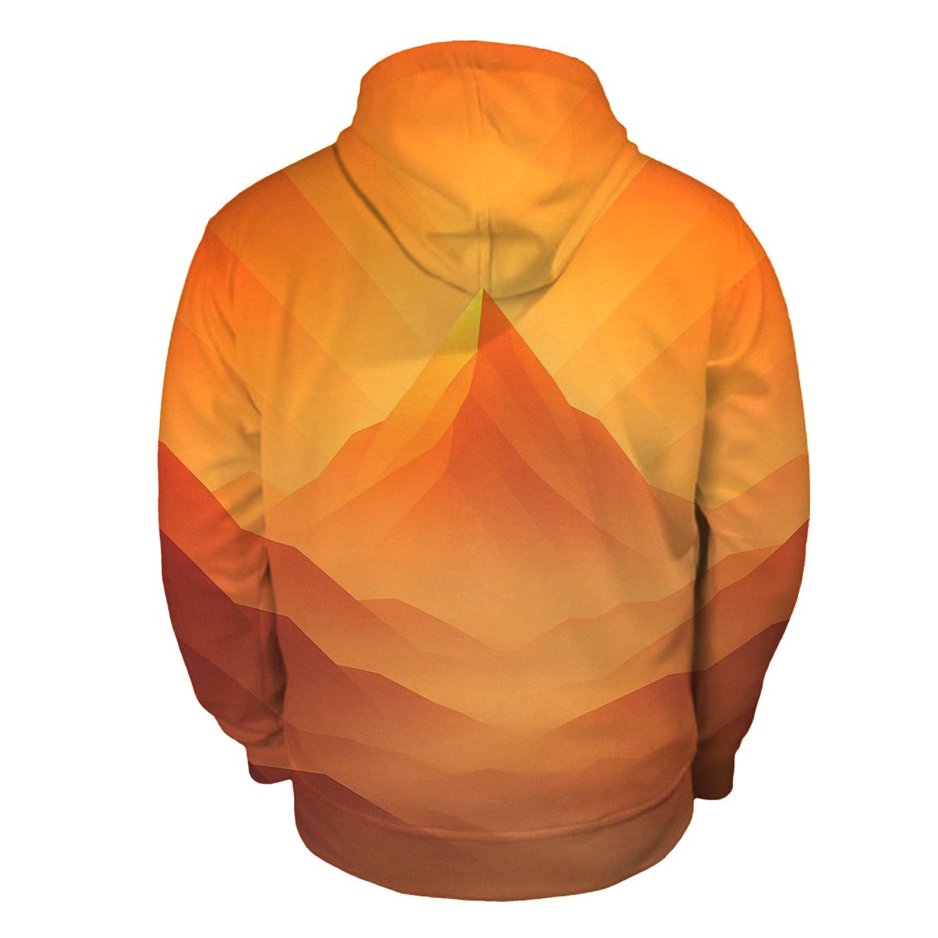 Sunset Chromatic Ridge heavyweight hoodies