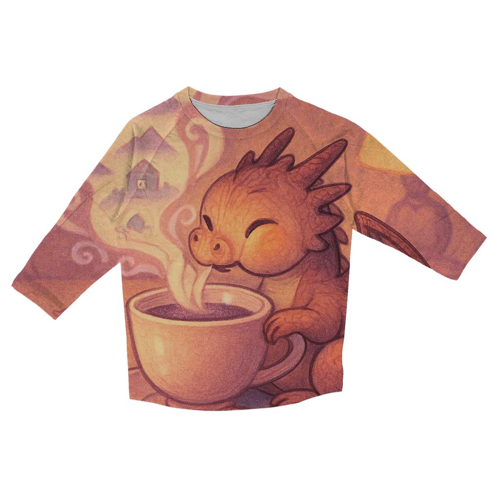 Chromatic Tea Dragonette trendy 3/4 sleeve tops