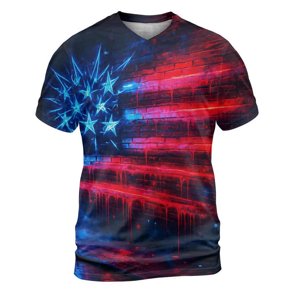 Graffiti Stars Surge creative print fashion shirts