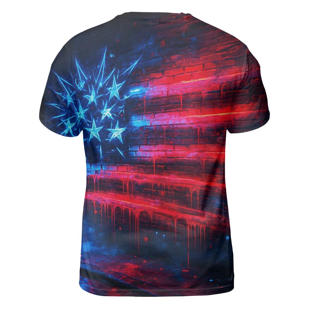Graffiti Stars Surge creative print fashion shirts