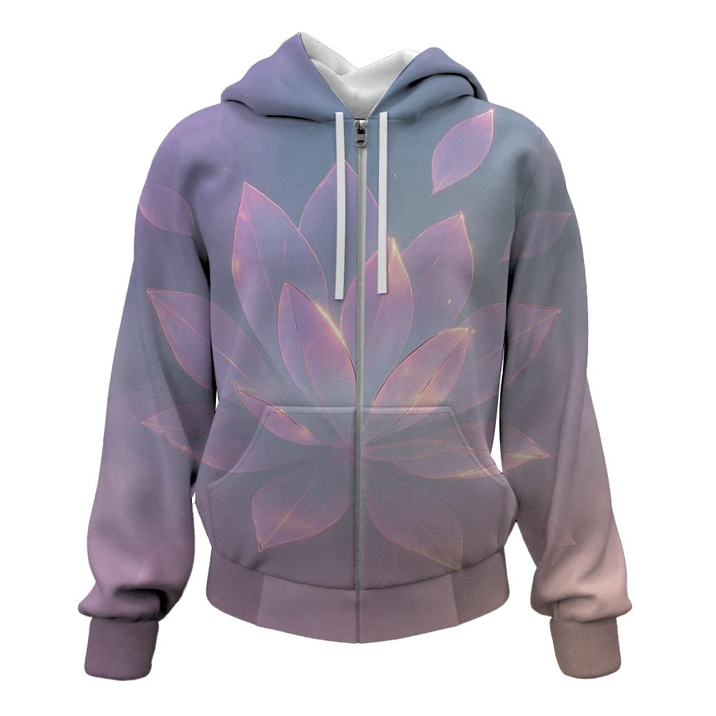 Iridescent Vapor Garden hoodie styles