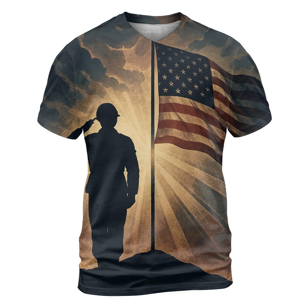 Last Light Salute custom all-over print shirts