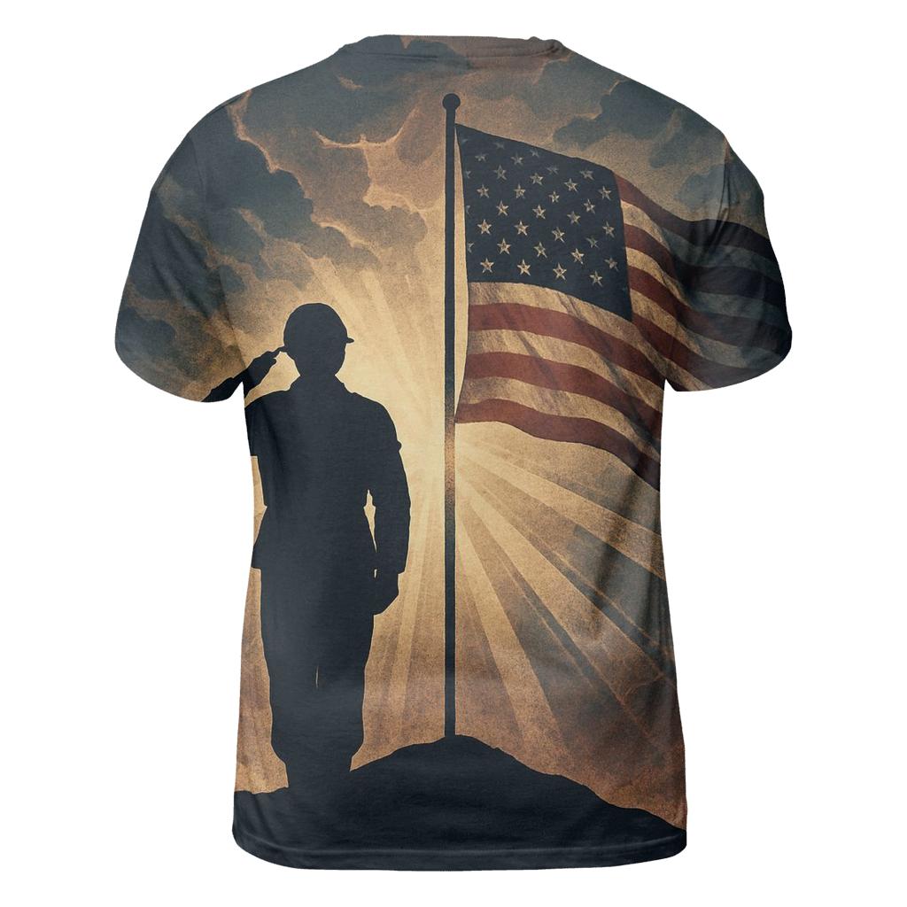Last Light Salute custom all-over print shirts