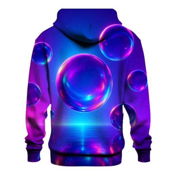 Neon Nebula Spheres lightweight hoodies