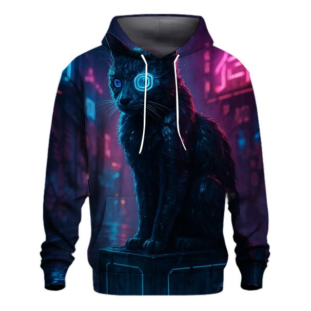 Alley Synthcat graphic hoodies