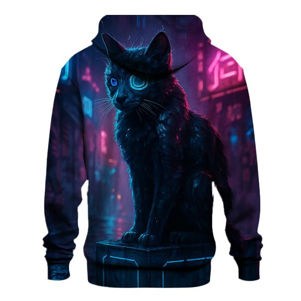 Alley Synthcat graphic hoodies