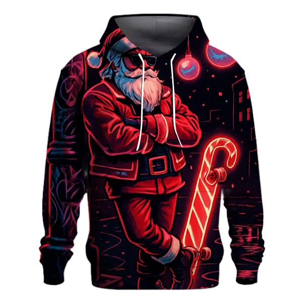 Neon Streetwear Santa hoodie styles
