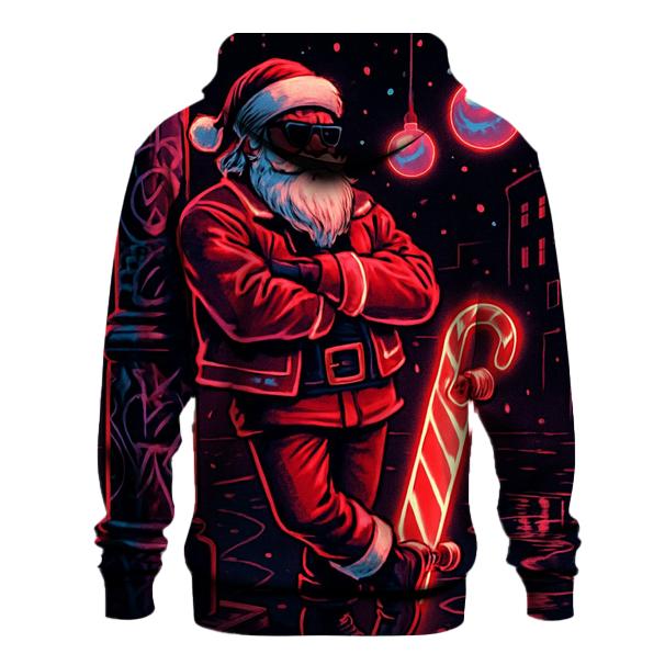 Neon Streetwear Santa hoodie styles