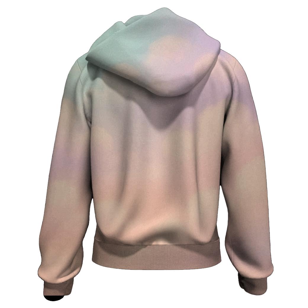 Candy Cloud Drift printed hoodies