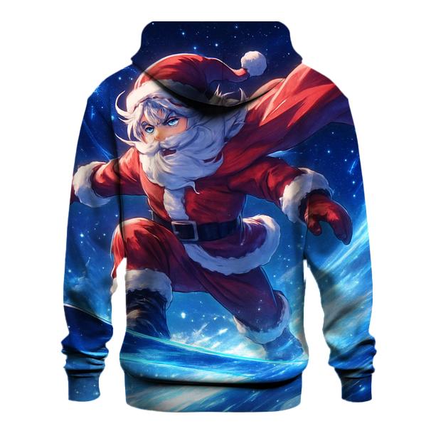 Snowboard Starlit Santa printed hoodies