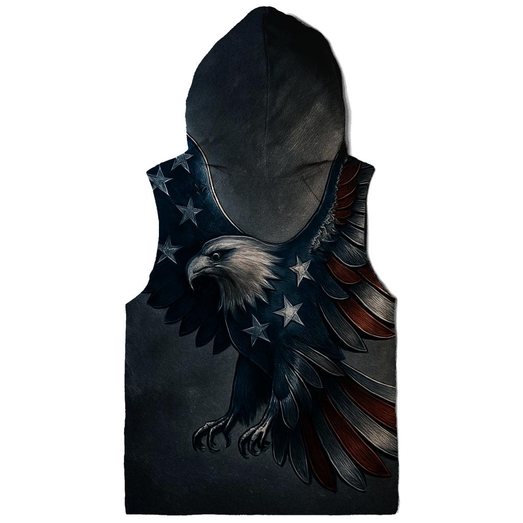 Eagle Of Stars United States printed hoodies