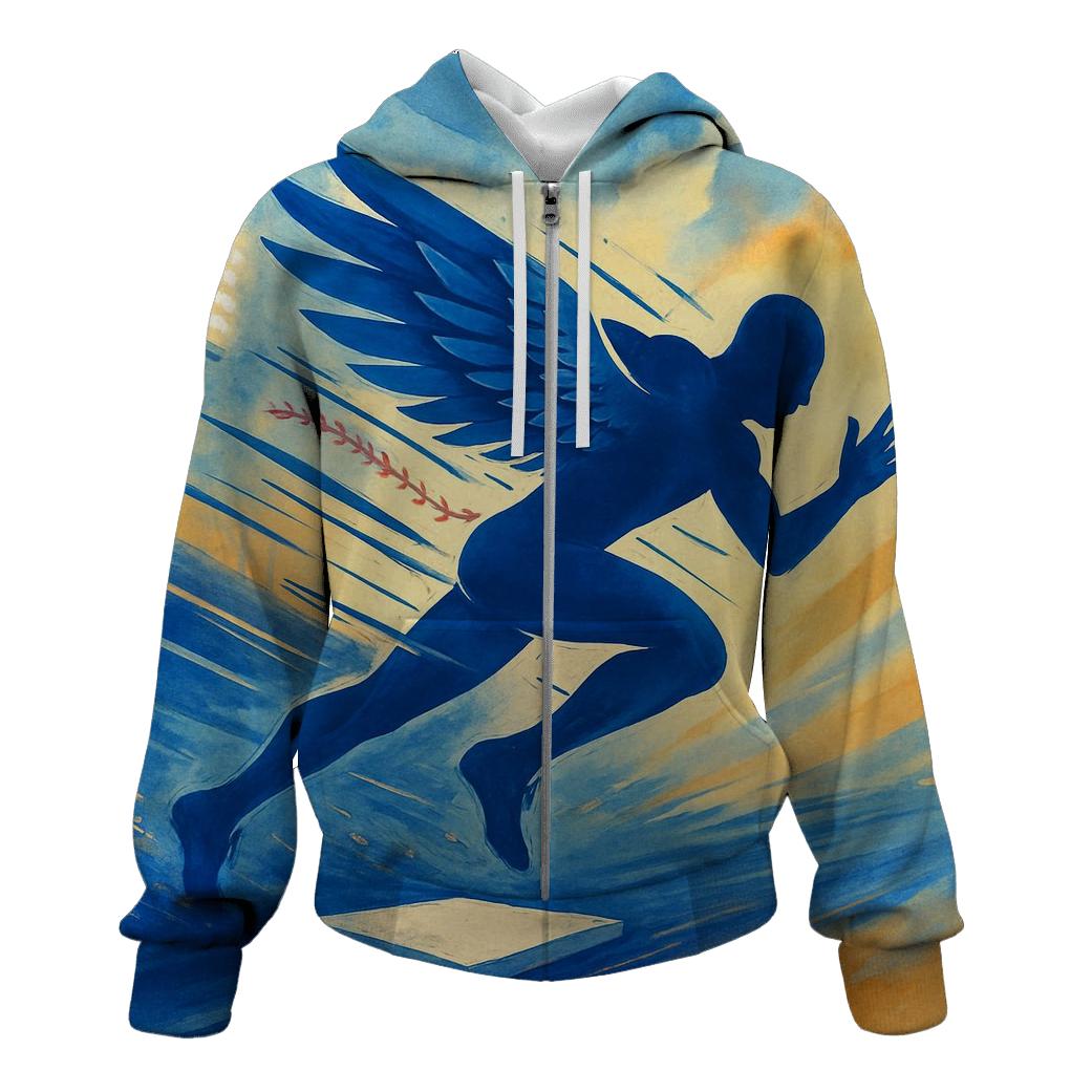 Dodger Winged Sprint printed hoodies