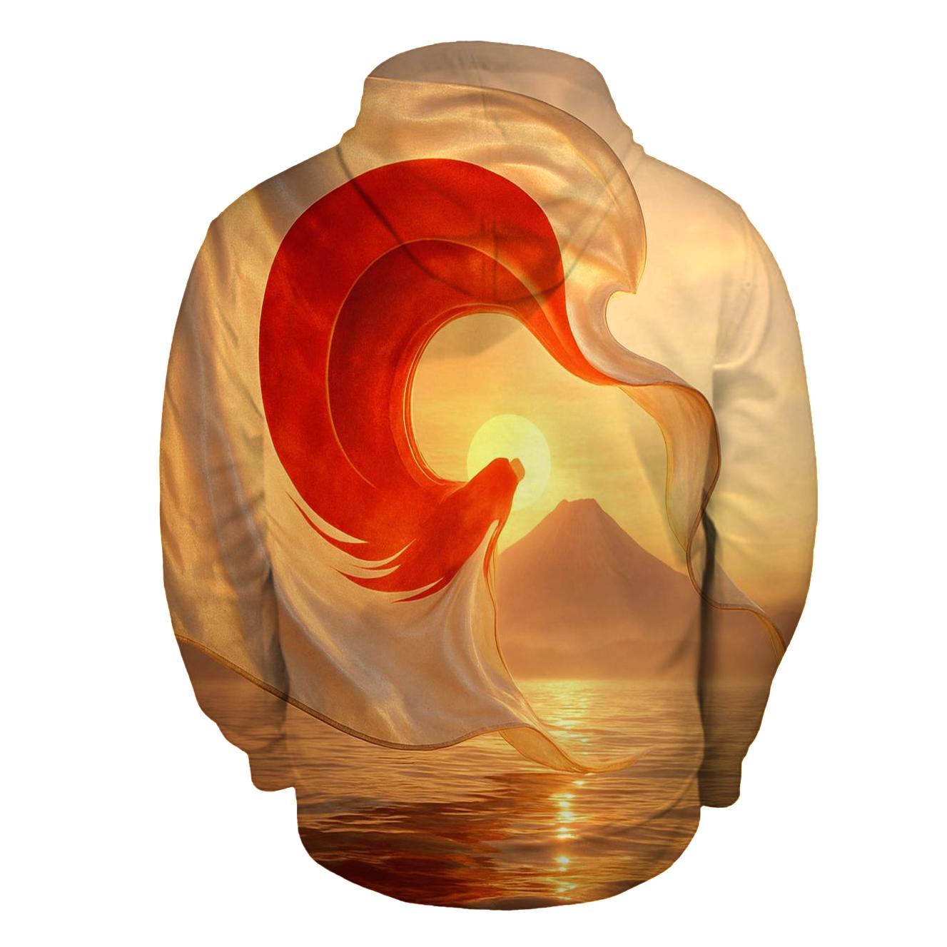 Rising Sun Fabric Japan hoodie trends