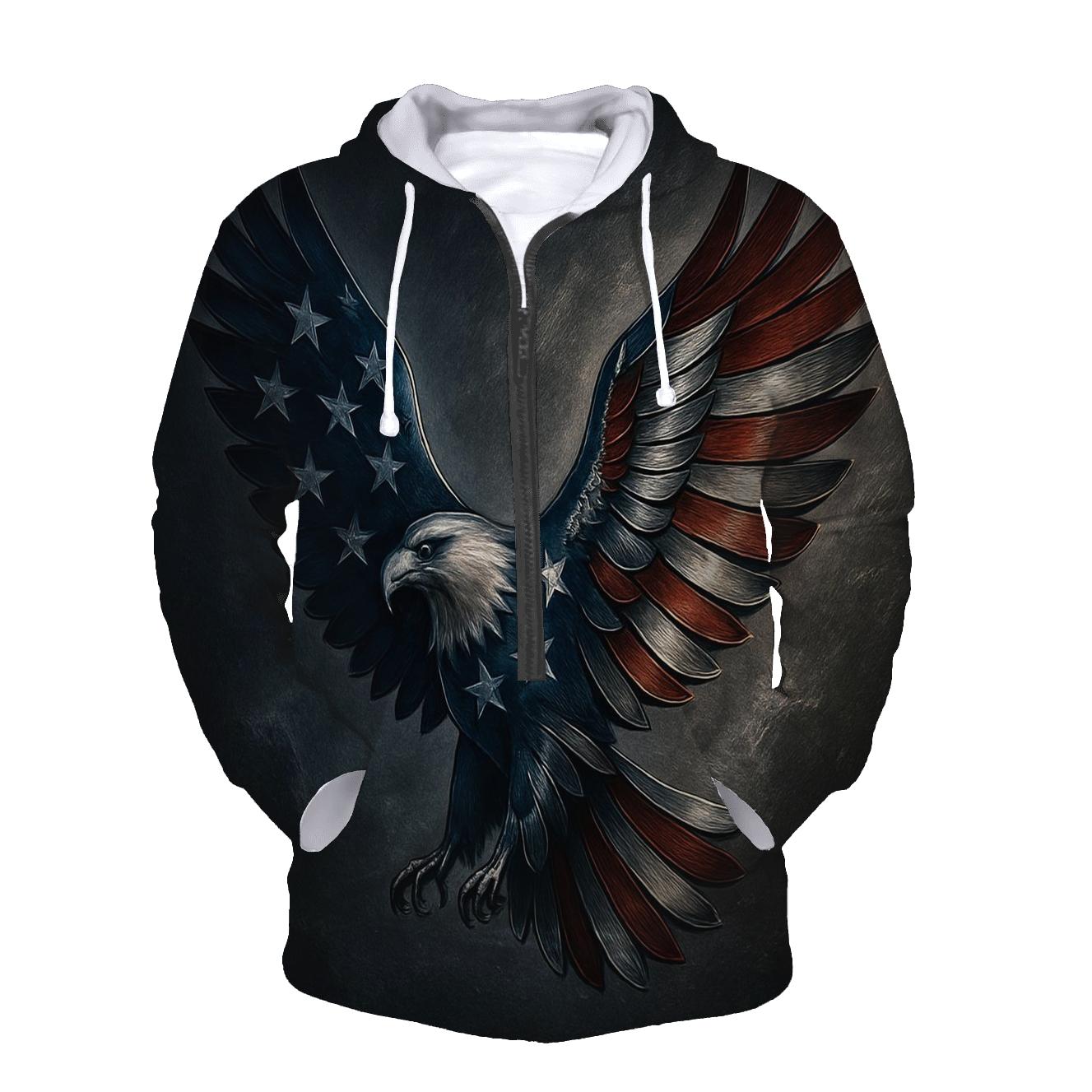 Eagle Of Stars United States premium hoodies