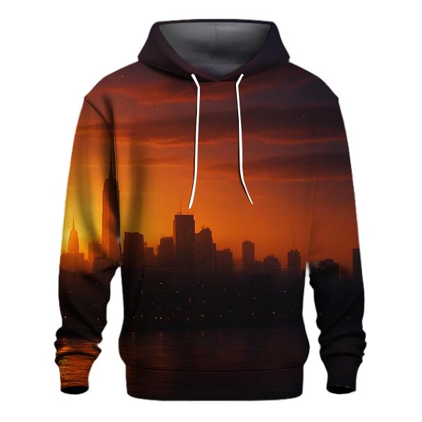 Amber Skyline Lullaby premium hoodies