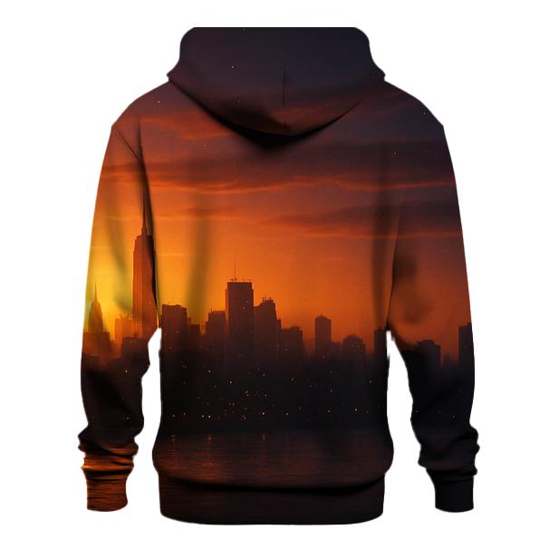 Amber Skyline Lullaby premium hoodies