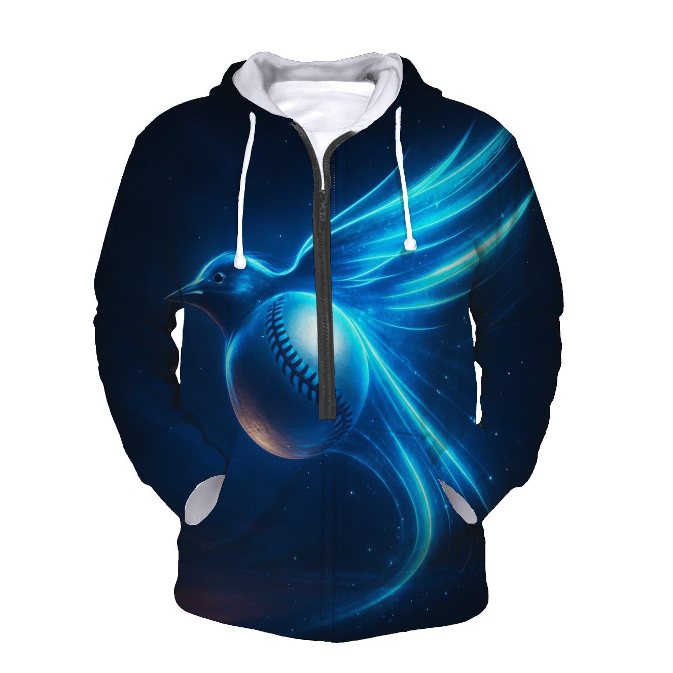 Blue Jays Momentum-Strike printed hoodies