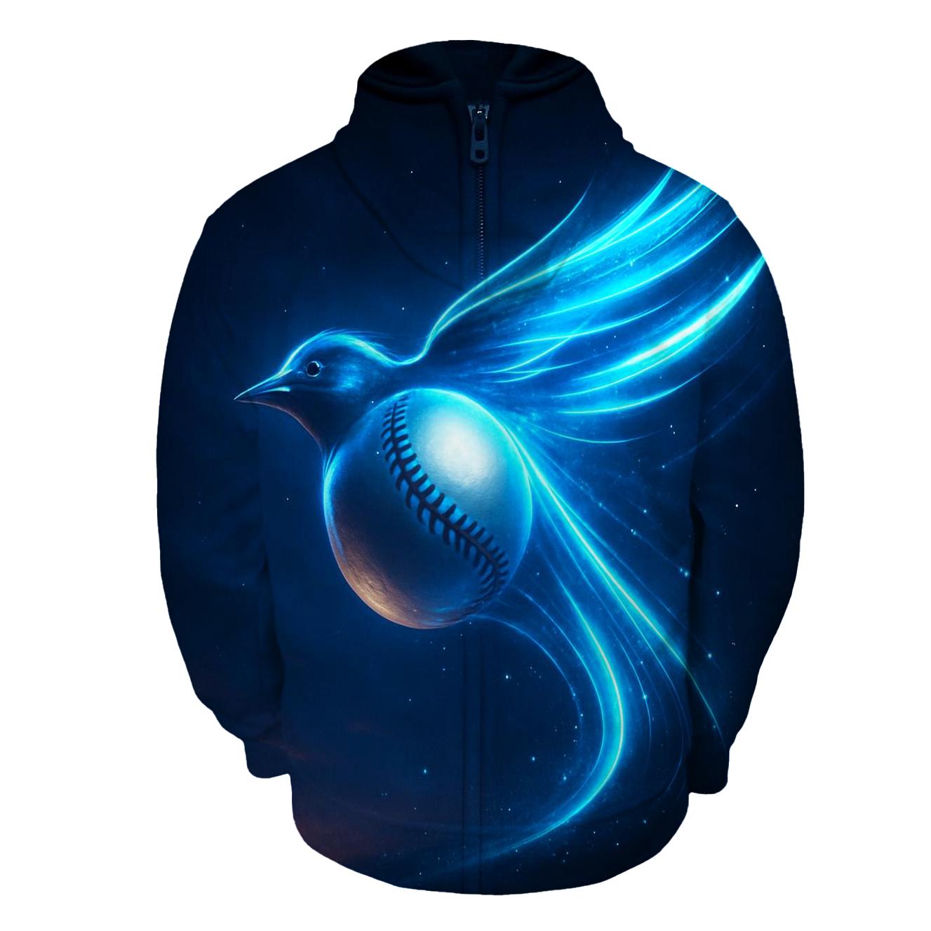 Blue Jays Momentum-Strike printed hoodies