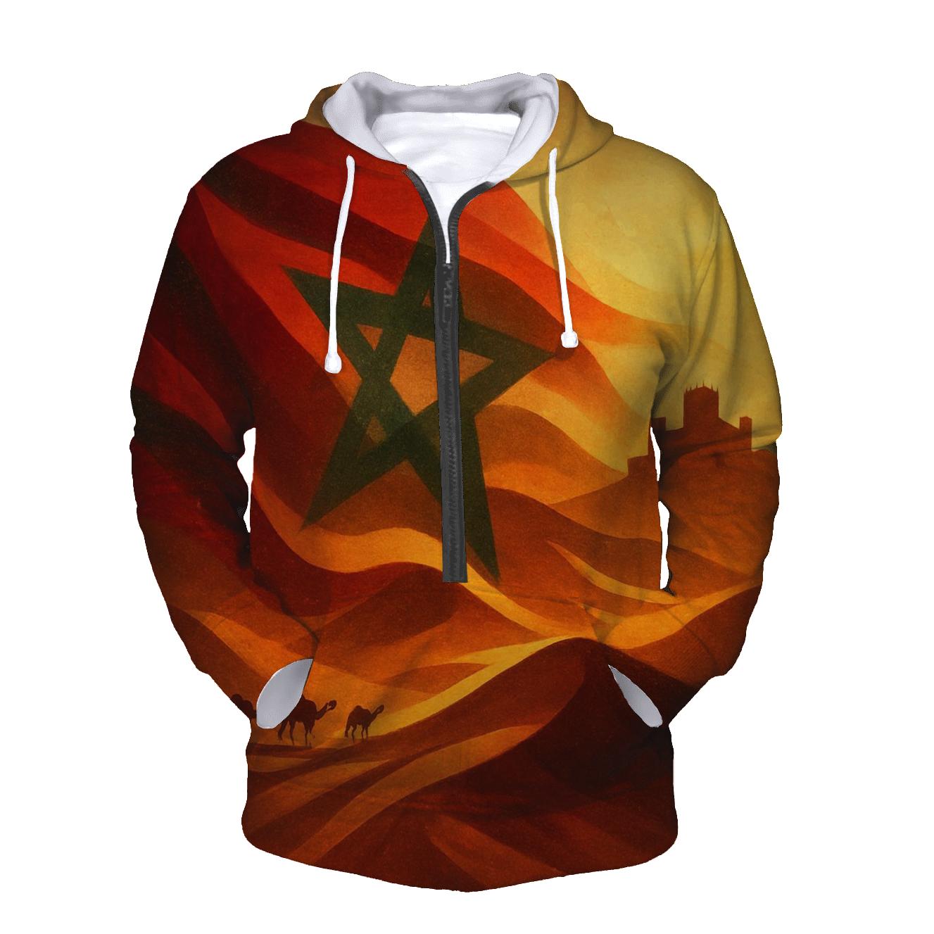Desert Ribbon Morocco pullover hoodies